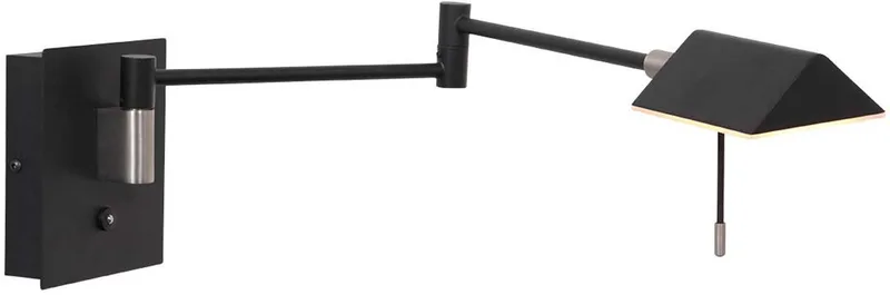 wandlamp Retina - metaal - 3402ZW fra Steinhauer i Sort – produktbillede