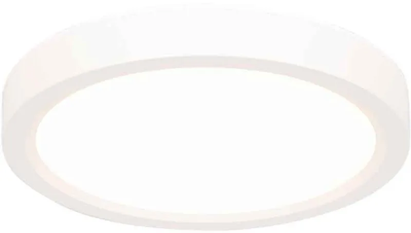 Witte Plafondlamp Ø20 cm Luminix Steinhauer, dimbaar met 3 standen lichtkleur instelbaarheid, kunststof en metaal, geschikt voor binnen en vochtige ruimtes von Steinhauer in Weiß – Produktfoto