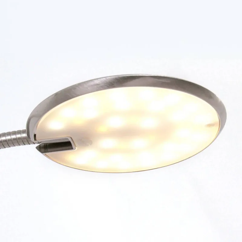 Zenith - LED tafellamp met dimmer, staal de Steinhauer en Geborsteld staal, Gesatineerd – photo produit