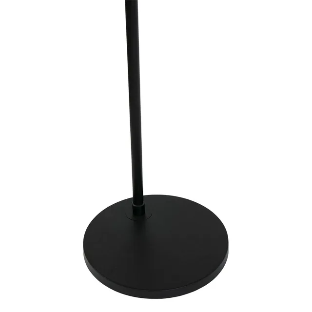 Zwarte vloerlamp Booglamp Maze-Natural 7508ZW van Steinhauer, gemaakt van bamboe en metaal, hoogte verstelbaar en uitschuifbaar, modern design, maximaal 240 cm uitschuiflengte by Steinhauer in Beige, Black – product photo 4 of 5