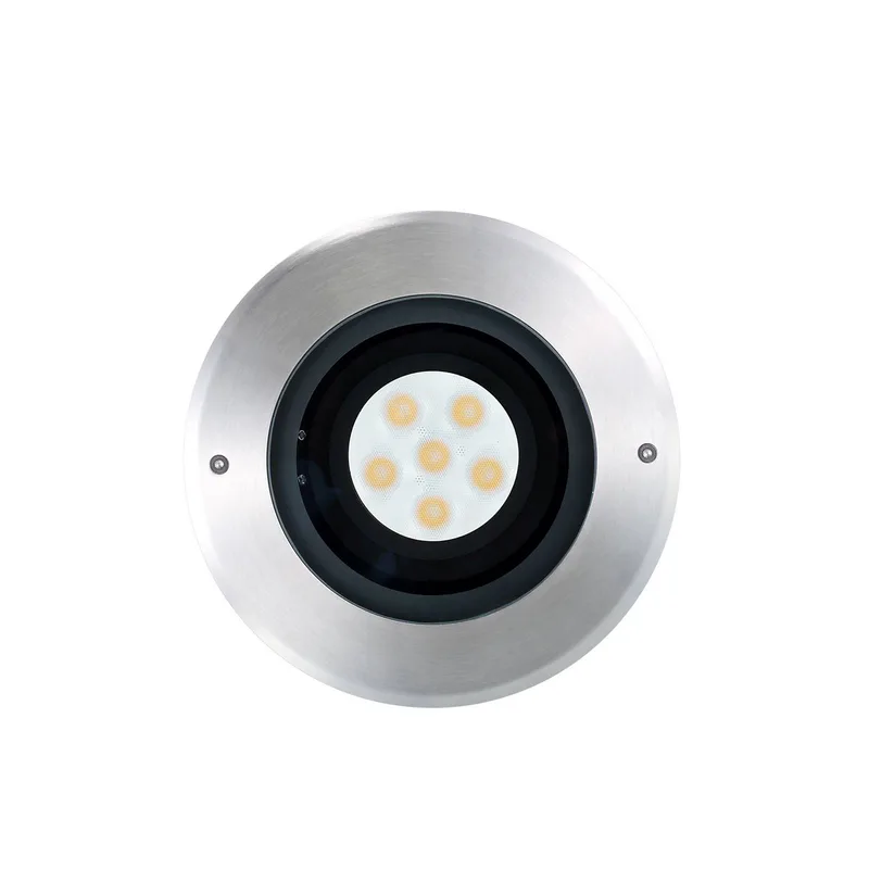 LED grondspot inbouwlamp Interrata M, Ø 20 cm, IP65 fra Sylvania i Roestvrij staal – produktbillede