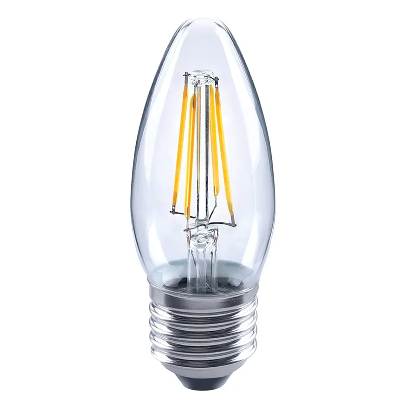 LED kaarslamp E27 4,5W 827 filament helder van Sylvania – productfoto