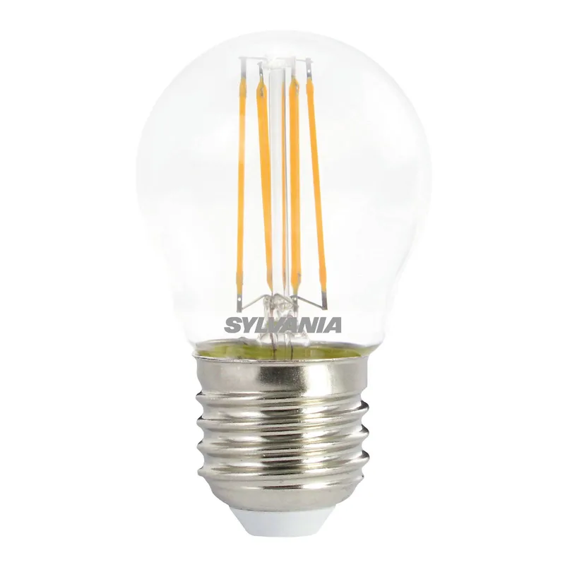 LED-pære E27 ToLEDo RT Ball 4,5W 827 dæmpbar fra Sylvania – produktbillede