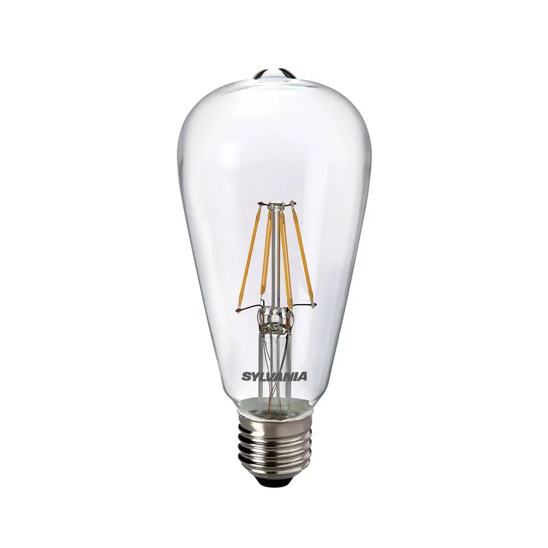 LED-pære E27 ToLEDo RT ST64 4,5W 827 klar fra Sylvania – produktbillede