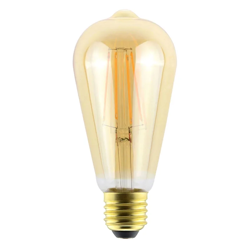 ToLEDo E27 LED-pære RT ST64 6 W 825 guld, dæmpes fra Sylvania – produktbillede