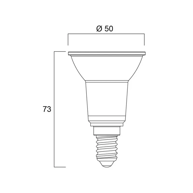 LED lamp RETRO, PAR16, E14, 3,6 W, 840, 345 lm, 36° fra Sylvania – produktbillede