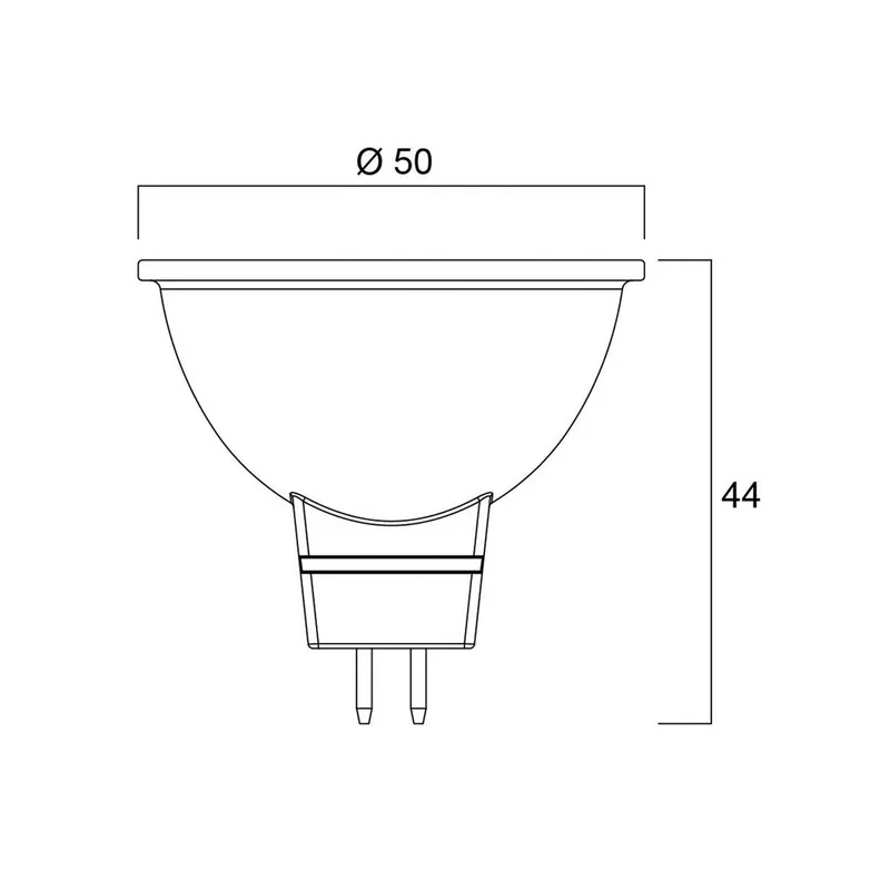 LED-pære SUPERIA RETRO GU5.3 MR16 6,1W 865 621lm dæmpbar fra Sylvania – produktbillede