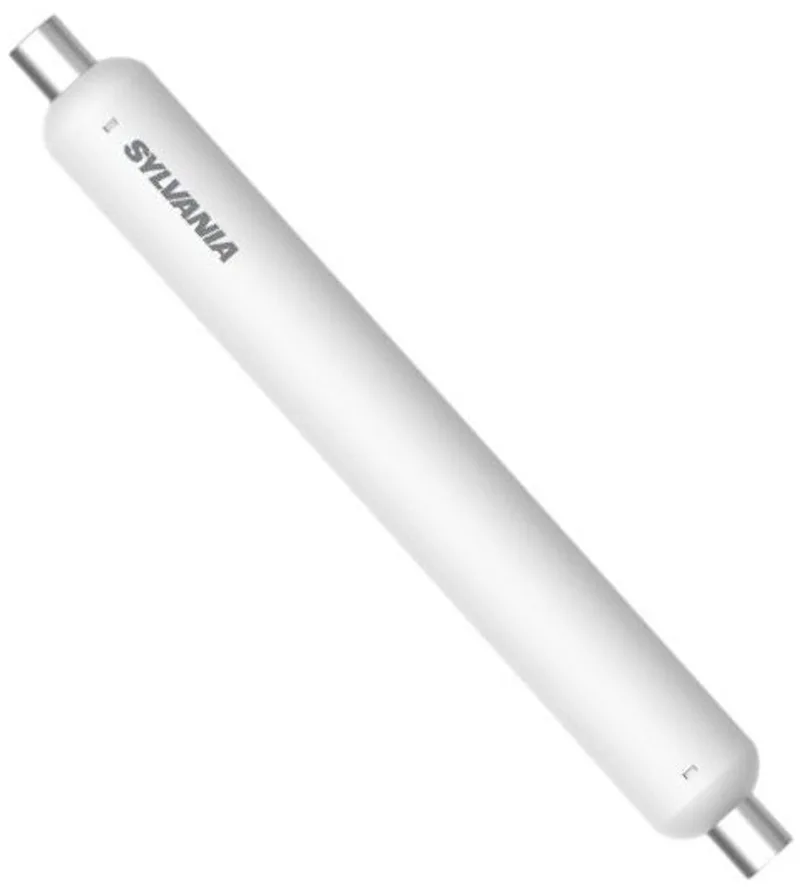 LED S19 Ø3.9x31cm 8.5W 806lm 2700K Opaal 200° Niet-Dimbaar | S19 | Extra Warm Wit | 8.5 watt | 15.000 Branduren van Sylvania – productfoto