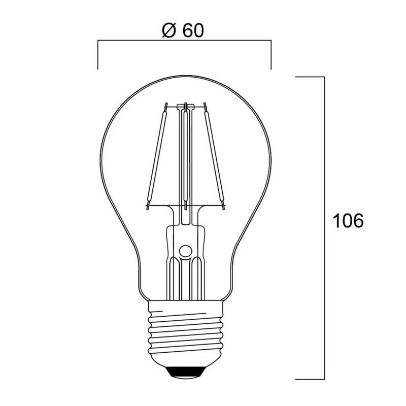 ToLEDo Retro LED lamp E27 4.1W blauw de Sylvania – photo produit