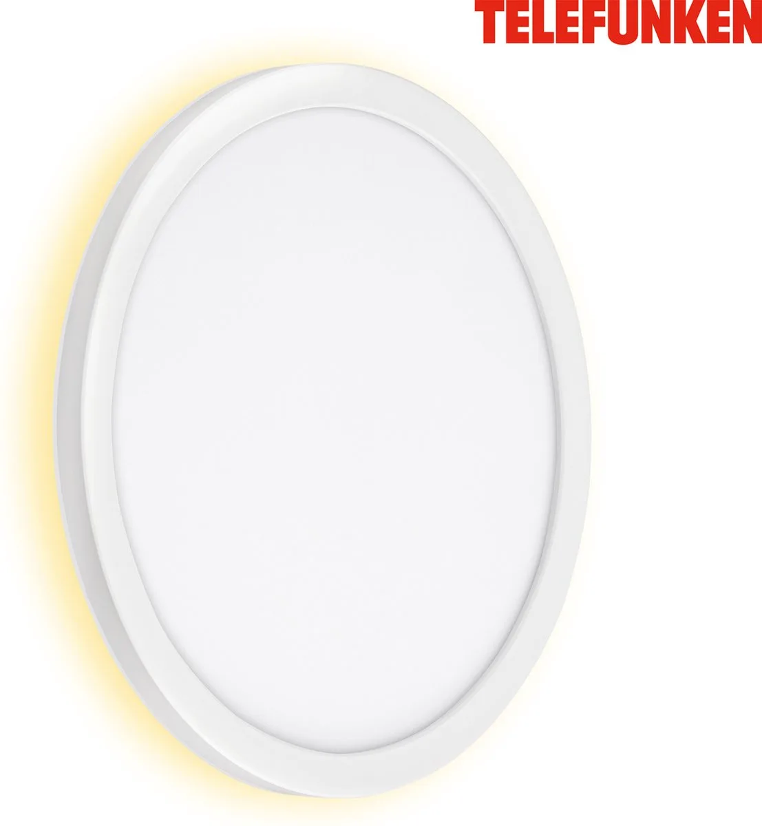 NIZZA - LED Wandlamp Buiten, IP44, 4000K, 15W, Ø28cm de Telefunken en Blanc – photo produit