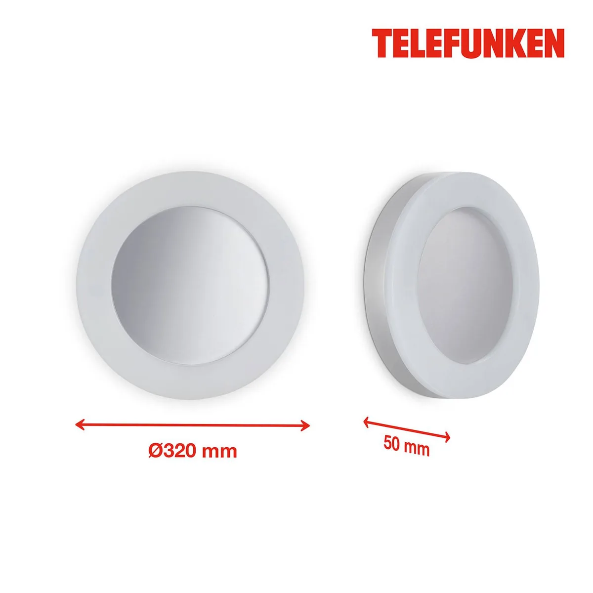 Rixi LED buitenwandlamp de Telefunken en Blanc – photo produit