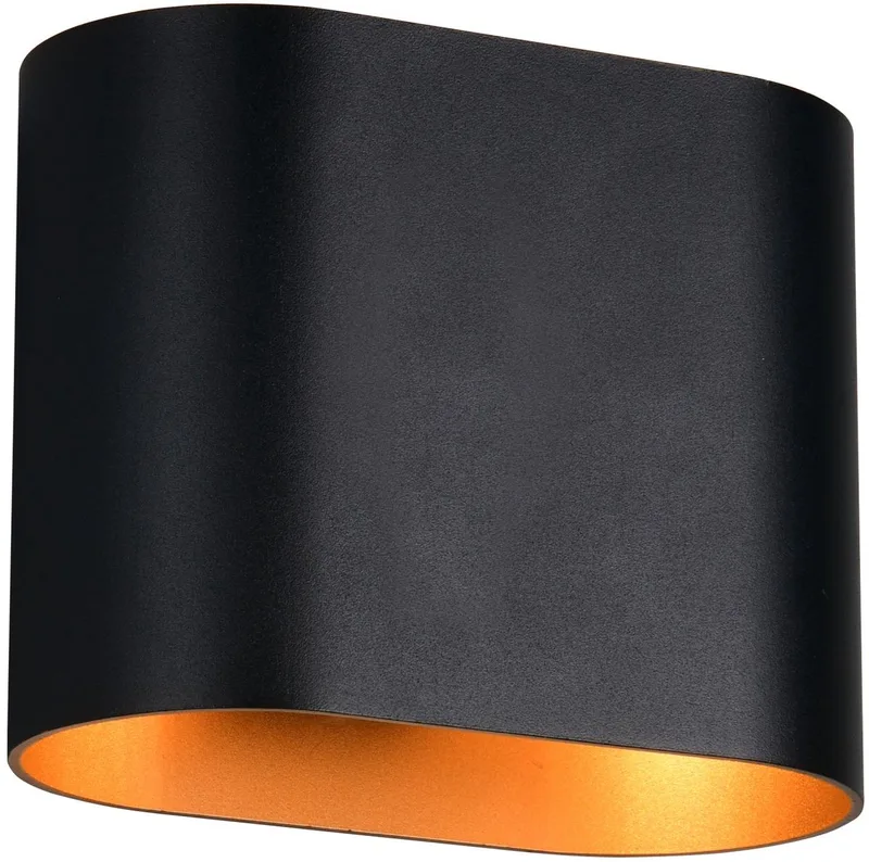 ALANI - Wandlamp - excl. 1x G9 3 W - Verlichting omhoog en omlaag - Wandmontage by Trio in Zwart-goud – product photo