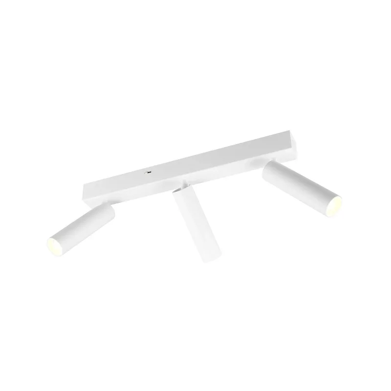 Ambala LED plafondspot, 3-lamps, wit, metaal, CCT, dimbaar de Trio en Wit mat – photo produit