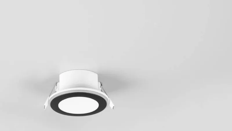 Aura - Inbouwspot by Trio in Black – product photo