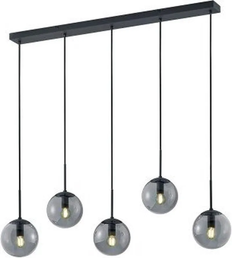 BALINI - Hanglamp - excl. 5x E14 28W fra Trio i Antracit – produktbillede