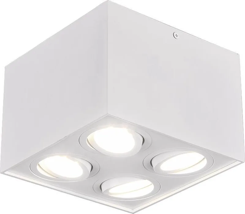 BISCUIT - Plafonniere - Mat - GU10 - Binnenverlichting - Draaibaar de Trio en Blanc – photo produit