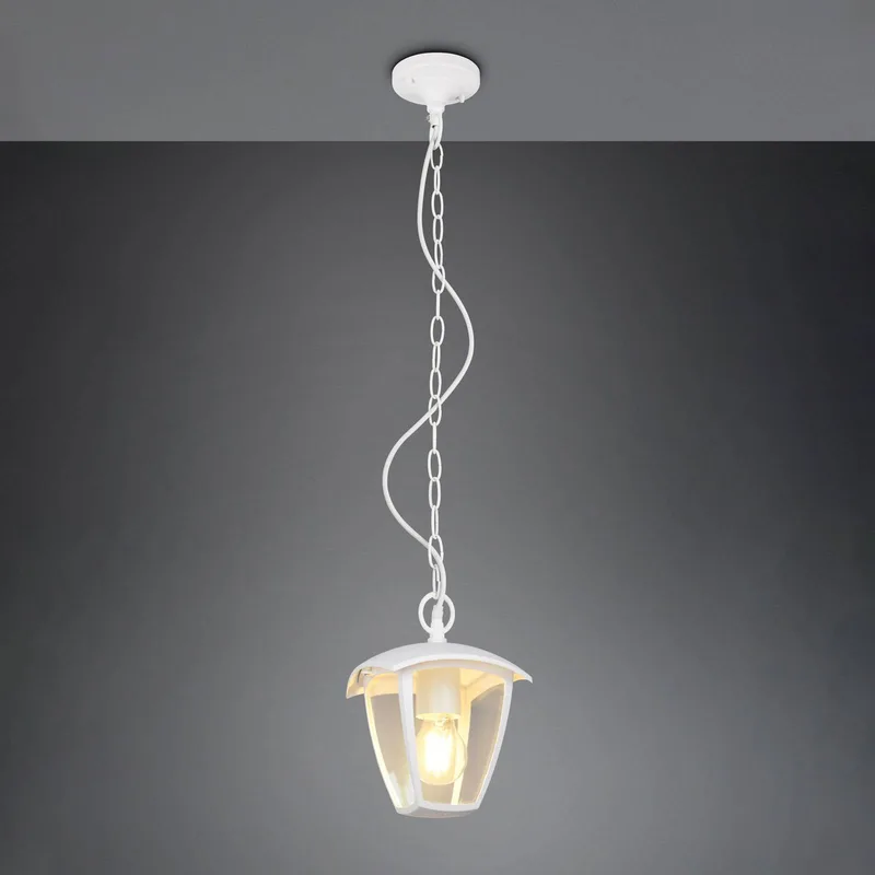 Buiten hanglamp VENTA, wit, 17 x 17 cm, metaal, IP44 von Trio in Wit mat – Produktfoto