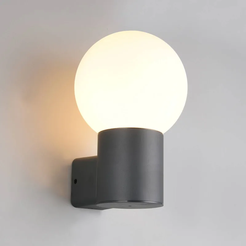 Buitenwandlamp Mures, hoogte 28 cm, metaal fra Trio i Antracit – produktbillede