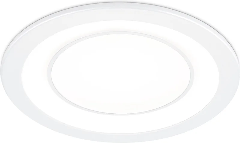 CORE - Inbouwspot - incl. 1x SMD 10 W - Licht apart schakelbaar - Plafondbevestiging - Lichtbron niet vervangbaar - Niet dimbaar de Trio en Wit mat – photo produit