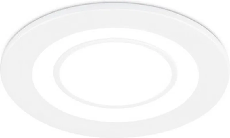 CORE - Inbouwspot - incl. 1x SMD 5 W - Licht apart schakelbaar - Plafondbevestiging - Lichtbron niet vervangbaar - Niet dimbaar van Trio in Wit mat – productfoto