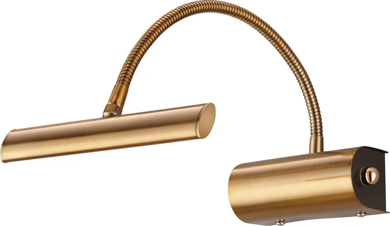 CURTIS - Wandlamp - incl. 1x SMD LED 4W - Dimbaar - Flexibel von Trio in Oud brons – Produktfoto
