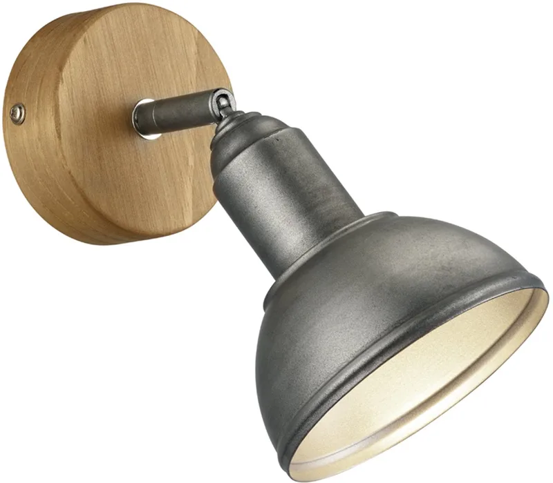 DELHI - Spot - excl. 1x E14 4,9 W - Voetschakelaar by Trio in Nikkel antiek – product photo