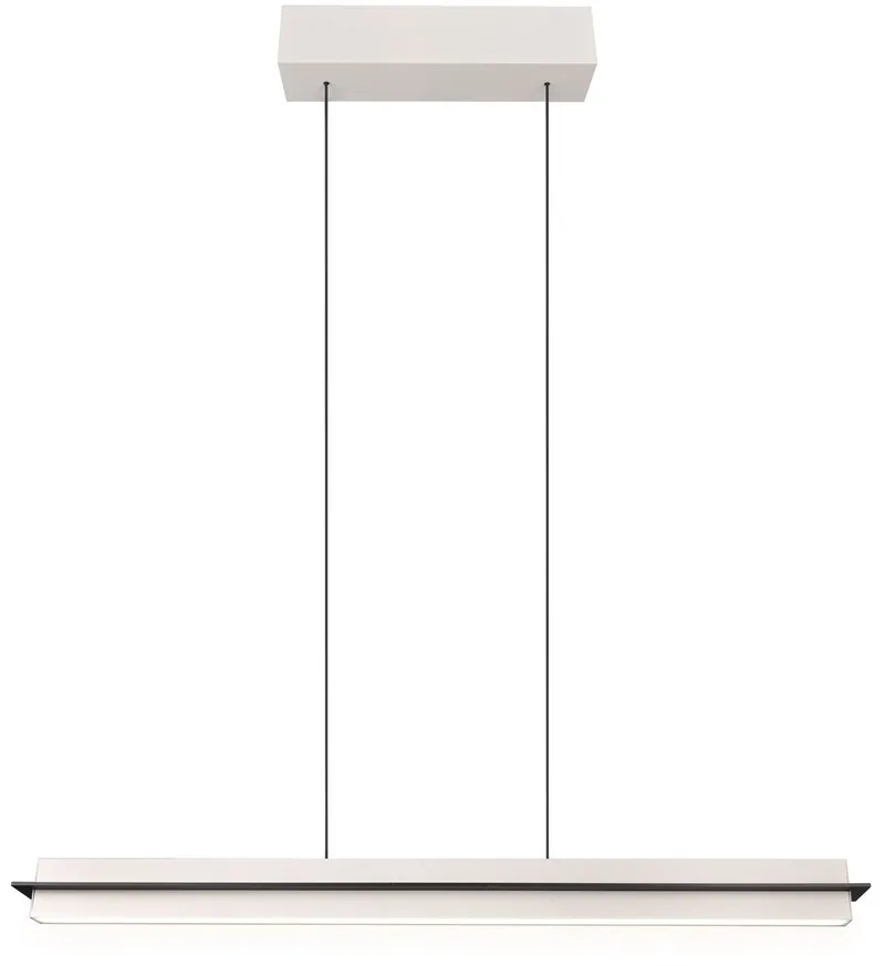 EMERSON - Hanglamp - incl. 1x SMD 22 W - 4-stappen TOUCH dimmer - Traploos instelbare lichtkleur - Geheugen functie - Traploos in hoogte verstelbaar by Trio in Grijs warm – product photo