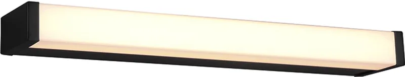 FABIO - Wandlamp - incl. 1x LED, 6.5W · 1x 750lm, 3000K - Niet extern dimbaar - Wandmontage - IP44 de Trio en Zwart mat – photo produit