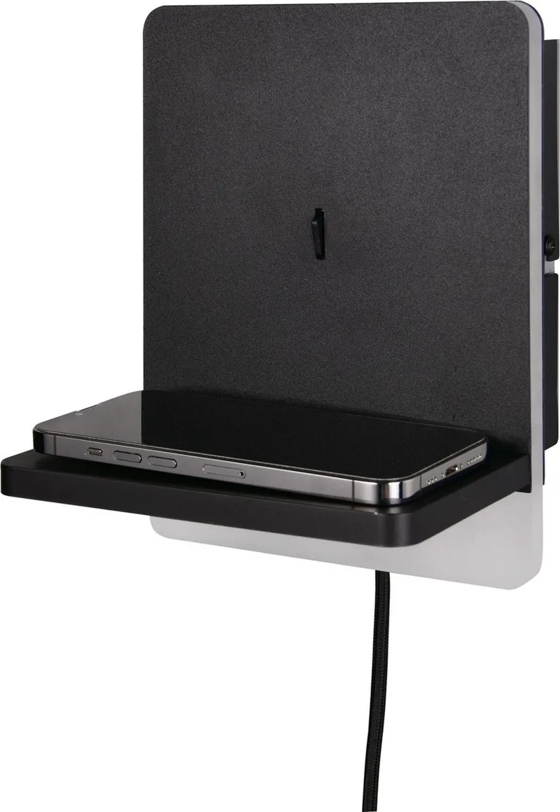FAIRFIELD - Wandlamp - incl. 1x SMD 9 W - Bewegingssensor - Niet extern dimmerbaar från Trio i Zwart mat – produktbild