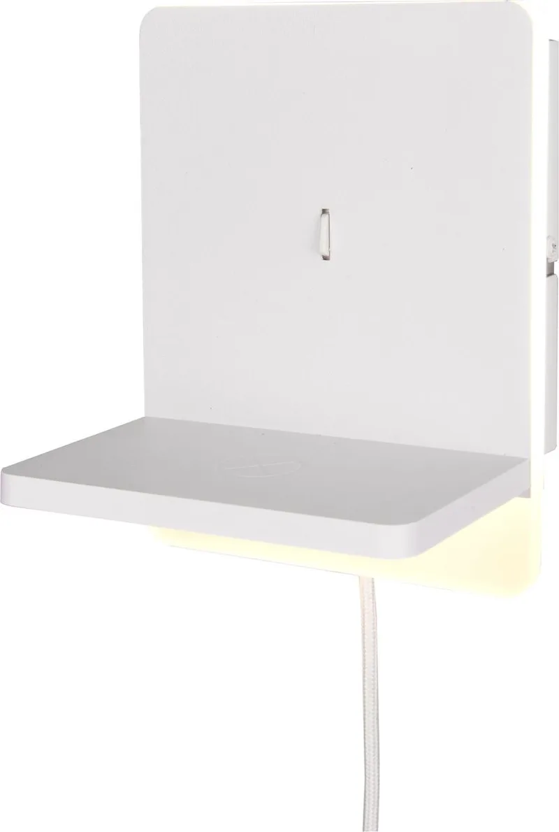FAIRFIELD - Wandlamp - incl. 1x SMD 9 W von Trio in Wit mat – Produktfoto