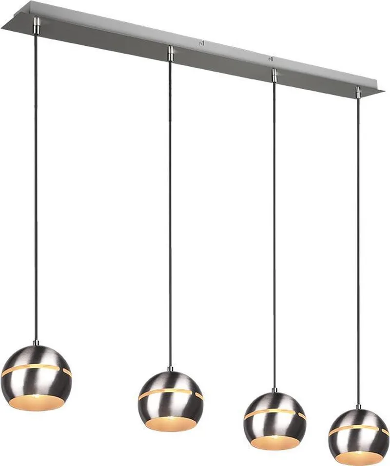 Fletcher - Hanglamp de Trio en Nikkel – photo produit