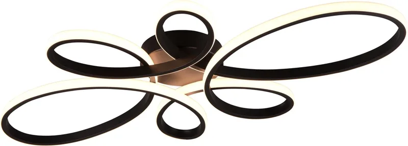 FLY - Plafondlamp - incl. 1x SMD 32W - Dimbaar från Trio i Zwart mat – produktbild