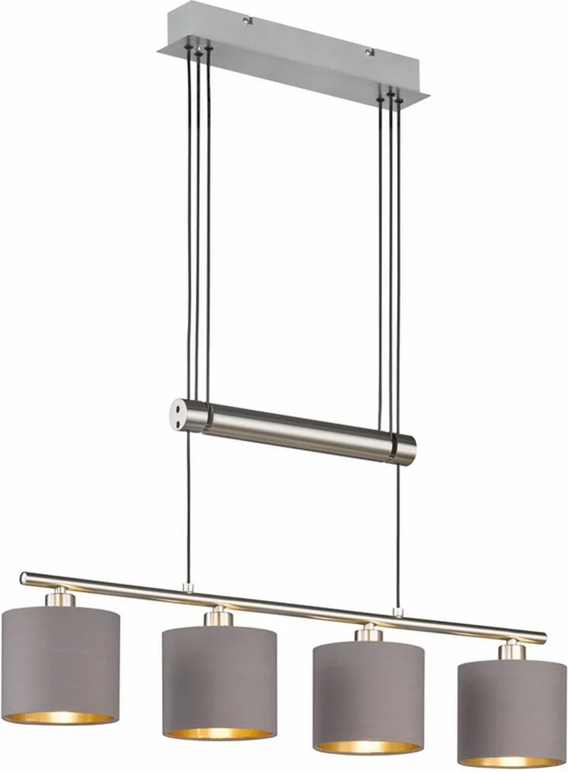 GARDA - Hanglamp - excl. 4x E14 4W fra Trio i Nikkel mat – produktbillede