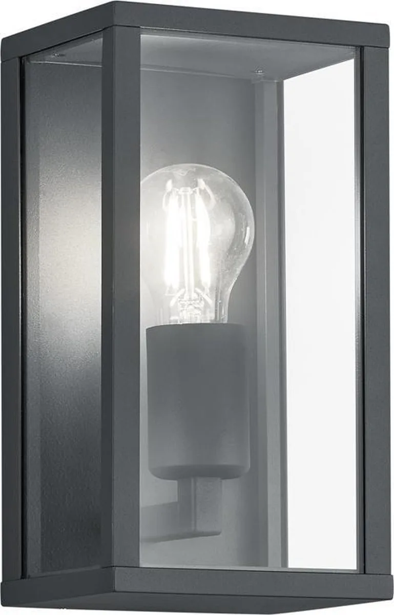 GARONNE - Wandlamp - excl. 1x E27 7 W - Dimbaar met schakelaar - Niet extern dimmerbaar - 4000K - In hoogte verstelbaar - Buitenverlichting - IP44 de Trio en Anthracite – photo produit