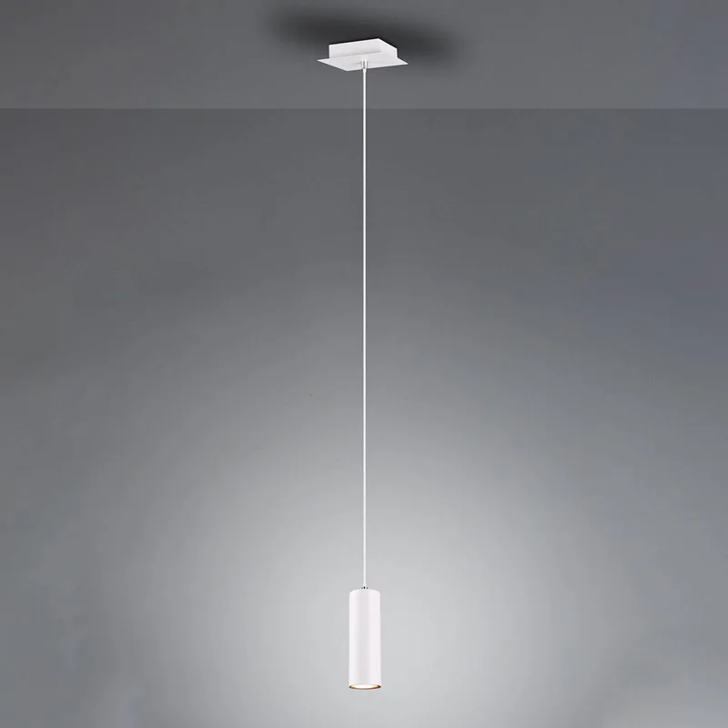 Pendellampe Marley hvid 1 lyskilde fra Trio i Wit mat – produktbillede