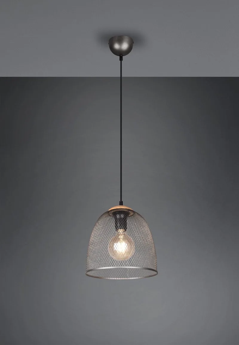 Hanglamp Trio Leuchten Ivar de Trio en Nikkel – photo produit