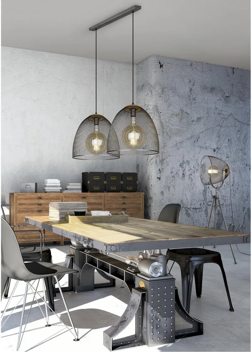 Hanglamp Trio Leuchten Ivar de Trio en Nikkel – photo produit