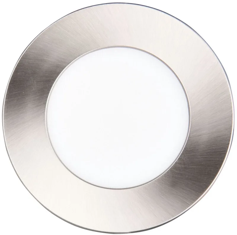 HIMAL - Inbouwspot - incl. 1x SMD 3,5 W - Plafondbevestiging - Helderheid instelbaar - DIP - Schakelaar fra Trio i Nikkel mat – produktbillede