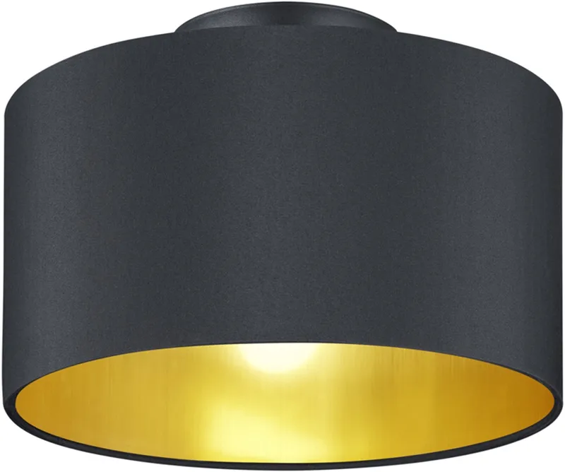 HOSTEL - Plafondlamp - excl. 2x E14 4 W by Trio in Zwart mat – product photo