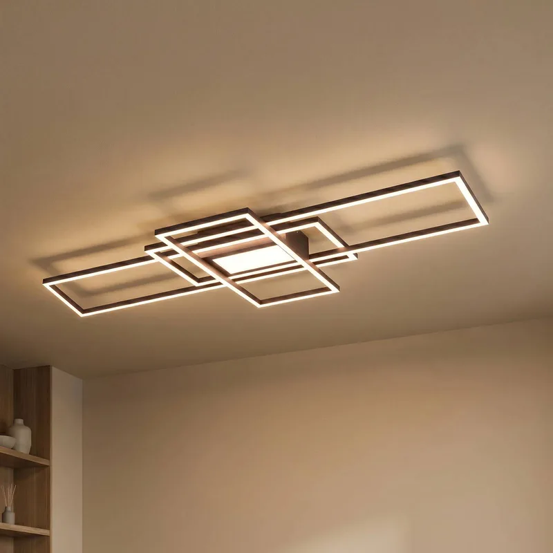 Irvine LED plafondlamp 3.000-6.500 K de Trio en Anthracite – photo produit