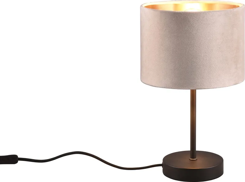 JULIETA - Tafellamp - excl. 1x E27 4 W - Snoerschakelaar fra Trio i Beige – produktbillede