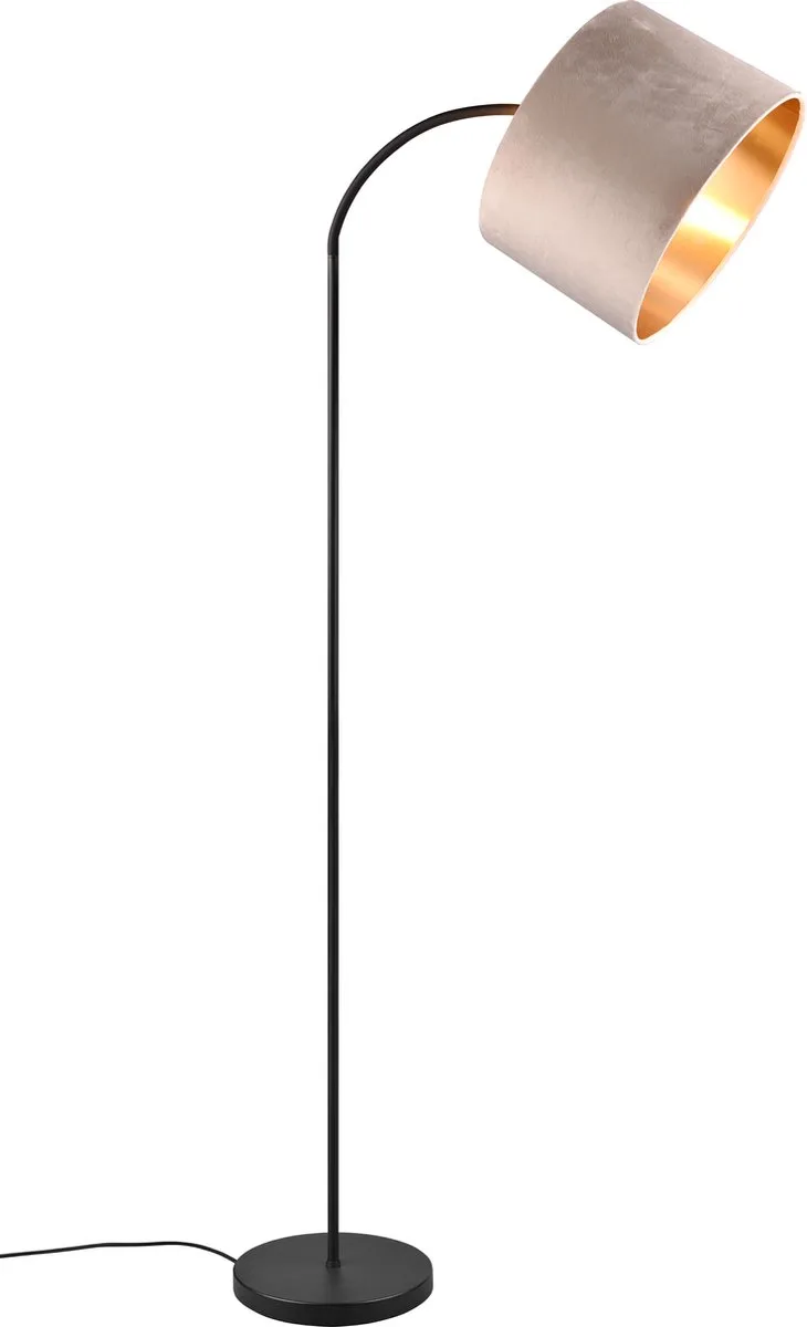 JULIETA - Vloerlamp - excl. 1x E27 4W - Voetschakelaar - Flexibel de Trio en Beige – photo produit