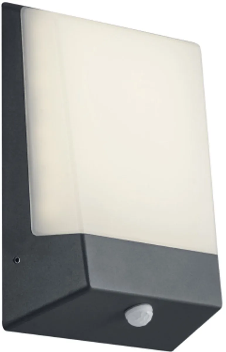 KASAI - Wandlamp - incl. 1x SMD 9W - Buitenverlichting - IP65 - Bewegingssensor - Schemerschakelaar von Trio in Anthrazit – Produktfoto