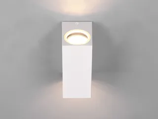LED Außen-Wandleuchte up and Down Aluminium Höhe 15cm, LED wechselbar, warmweiß, Wand Außenleuchte, Fassadenbeleuchtung Hauswand Haustür mit GU10 LED från Trio i Vit – produktbild 5 av 5
