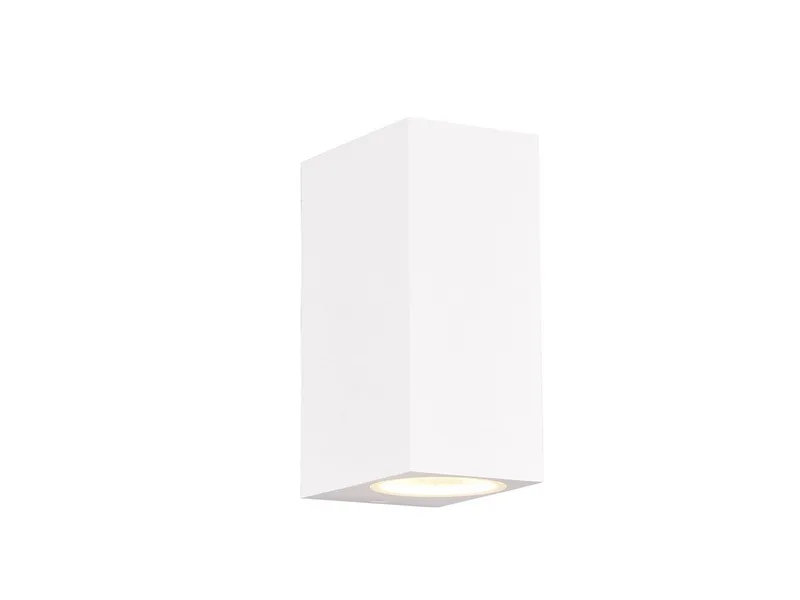 LED Außen-Wandleuchte up and Down Aluminium Höhe 15cm, LED wechselbar, warmweiß, Wand Außenleuchte, Fassadenbeleuchtung Hauswand Haustür mit GU10 LED från Trio i Vit – produktbild 1 av 5