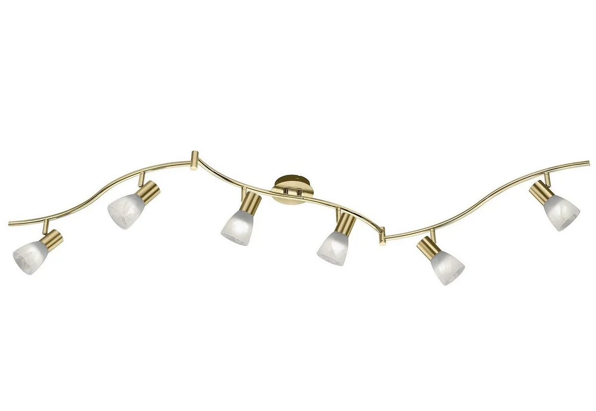 LED Deckenstrahler Levisto, LED wechselbar, LED Deckenleuchte, LED Deckenlampe van Trio in Goud – productfoto