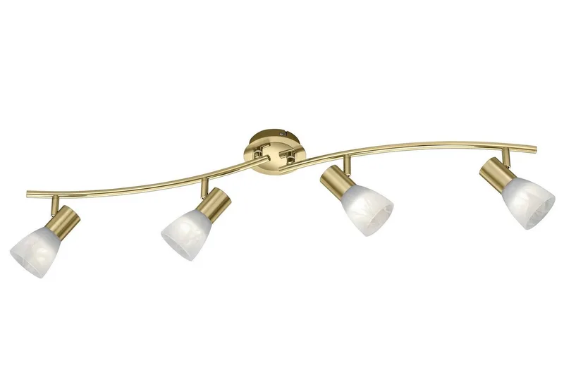 LED Deckenstrahler Levisto, LED wechselbar, LED Deckenleuchte, LED Deckenlampe, schwenkbar de Trio en Or – photo produit