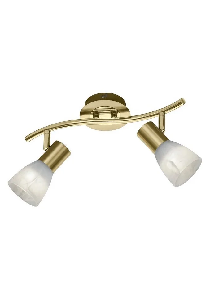 LED Deckenstrahler LEVISTO, LED wechselbar, LED Deckenleuchte, LED Deckenlampe von Trio in Gold – Produktfoto