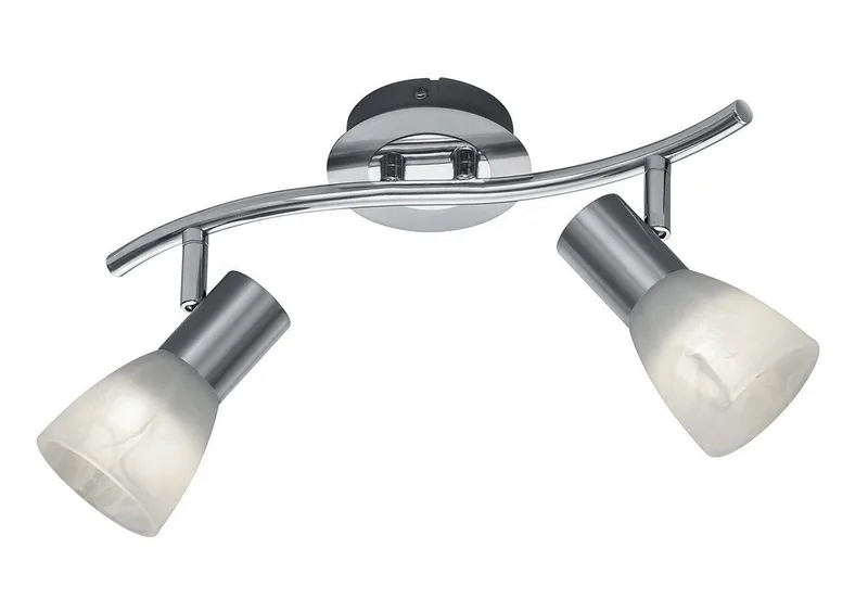 LED Deckenstrahler LEVISTO, LED wechselbar, LED Deckenleuchte, LED Deckenlampe fra Trio i Sølv – produktbillede