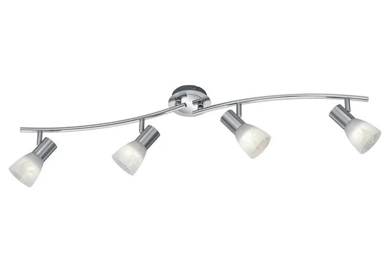 LED Deckenstrahler Levisto, LED wechselbar, LED Deckenleuchte, LED Deckenlampe, schwenkbar de Trio en Argent – photo produit